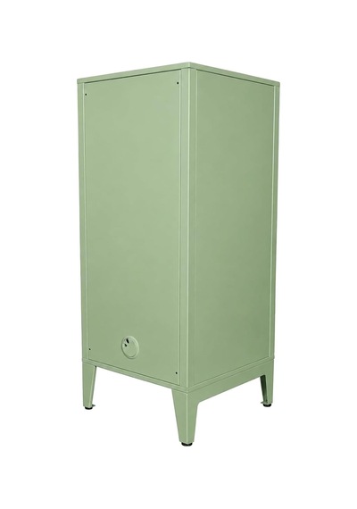 Ziglat 1110 Serisi Kilitli Metal Home Office Dolabı Metal Kapaklı Yeşil 450x1050x450 Mm