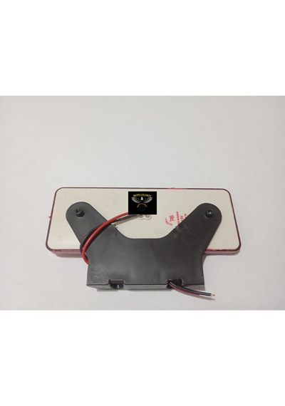 Motosiklet Kırmızı 4 Ledli Reflektör 2 Kablolu Montaj Ayaklı 11cm