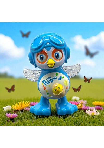 Sesli Işıklı Haraket Eden Pilli Penguen Figür Oyuncak