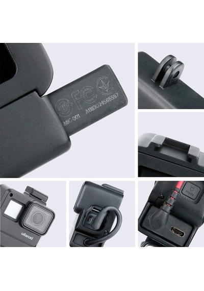 Ulanzi V2 Gopro Hero 5 6 7 Mikrofon Yuvalı Çerçeve Çok Renkli