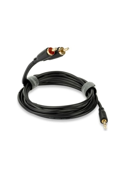 Qed Qe-8111 3.5Mm Jack - Rca / Bir Ucu 3.5Mm Diğer Ucu Rca Kablo