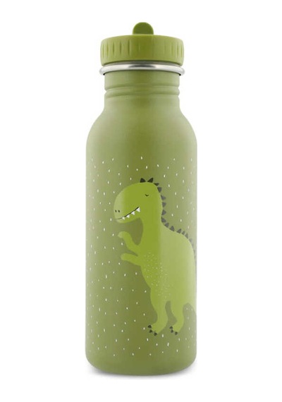 Trixie 41-201 Paslanmaz Çelik Suluk Matara 500ml - Mr. Dino Çok Renkli