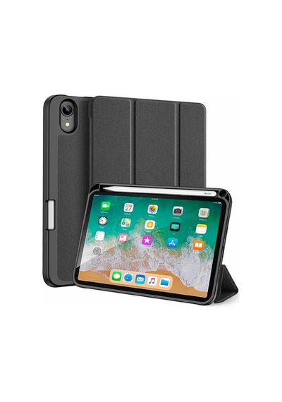 Dux Ducis Apple Uyumlu iPad Mini 6 (2021) Kılıf Kalem Bölmeli Standlı Domo Se