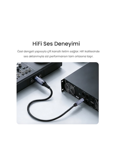 Veggieg 6.35mm To Xlr Dişi Mikrofon Kablosu Hi-fi Ses Kalitesi Ofc Bakır Enstrüman Ses Kablosu 2 Metre