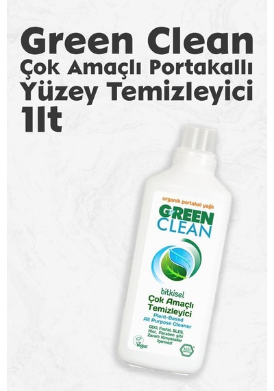 U Green Clean Çok Amaçlı Yüzey Temizleyici Portakallı 1 Litre Diğer