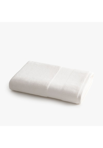 Lara Prestij Serisi Banyo Havlusu Bordürlü 80x150 Krem, Oeko Tex Standard 100 Sertifikalı %100 Ege Pamuğu, Dokuma 500 Gsm