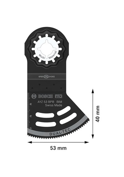 Pro Ayz 53 Bpb Dual-tec Bıçak Alçıpan Panel Çivili Ahşap Genişlik 53 Mm Professional Aksesuar Çok Fonksiyonlu Ma