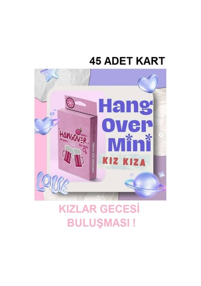 Hangover Kız Kıza Mini İçki Kart Oyunu