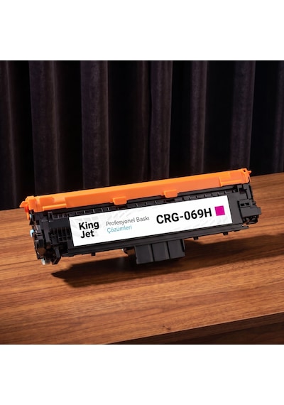 Kingjet Canon Uyumlu Crg-069h Kırmızı Yüksek Kapasiteli Tekli Çipli Uyumlu  Toner İ-sensys Lbp673cdw