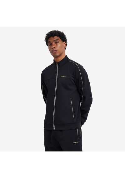 Lescon Siyah Erkek Fermuarlı Sweatshirt 26n-1124