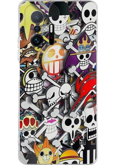 Xiaomi Mi 11t Pro Kamera Korumalı Kapak Anime Tasarımlı Şeffaf Kılıf Şeffaf