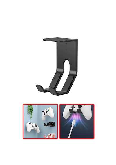 Microcase Ps5 Ve Oyun Kolları İçin Masaya Monte Tutucu Stand Holder Al5442 Siyah