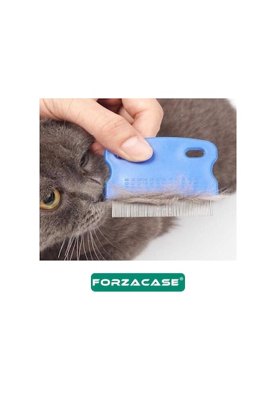 Forzacase Kedi ve Köpekler için Bit Pire Tüy Temizleme Tarağı Seti - FC039