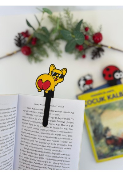 Sevimli 3 Lü Kitap Ayracı Seti Hayvan Figürlü Hediyelik Sayfa Tutucu