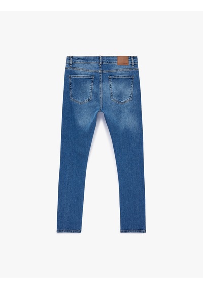 Koton Normal Bel Pamuklu Skinny Jean Pantolon - Michael Jean Orta İndigo 6sam40168nd İndigo Koton Normal Bel Pamuklu Skinny Jean Pantolon - Michael Jean Orta İndigo 6sam40168nd İndigo
