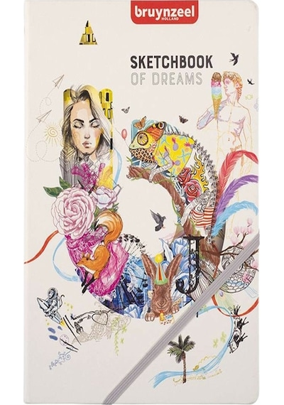 Bruynzeel Creatives A4 140 Gr 80 Sayfa Beyaz Sketch Notebook 6039