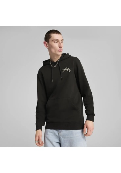 Puma Graphıcs Hotel Hoodie Siyah Erkek Hoodie