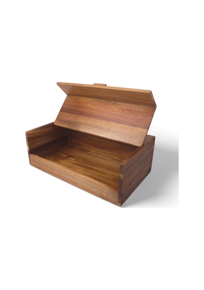 Akasya Ekmek Kutusu Ekmek Dolabı 40 23 14cm, Ekmek Sepeti Sandığı, Ekmeklik, Çok Amaçlı Akasya Kutu Çok Renkli