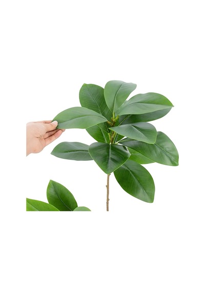 Yapay Ağac Kauçuk Bitkisi Dalı 85 Cm Saksısız