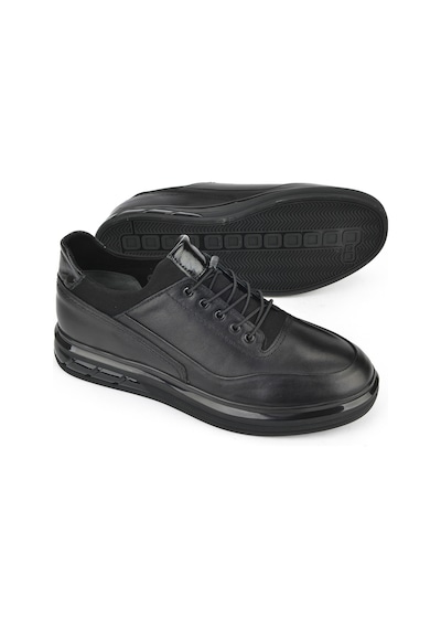 Ziya, Erkek Hakiki Deri Sneaker 153498z1760 Siyah 153498z1760 000 Siyah