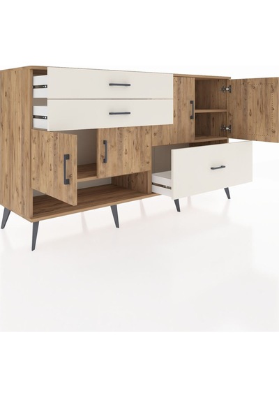 Hyperion Konsol 3 Raflı 3 Çekmeceli 4 Kapaklı 176x44x99 Çam-çam/a Çam-çam/aytaşı Hyperion Konsol 3 Raflı 3 Çekmeceli 4 Kapaklı 176x44x99 Çam-çam/a Çam-çam/aytaşı