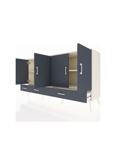 Kronos Konsol 6 Raflı 3 Çekmeceli 4 Kapaklı 176x59x99 Aytaşı-antr Aytaşı-antrasit Kronos Konsol 6 Raflı 3 Çekmeceli 4 Kapaklı 176x59x99 Aytaşı-antr Aytaşı-antrasit