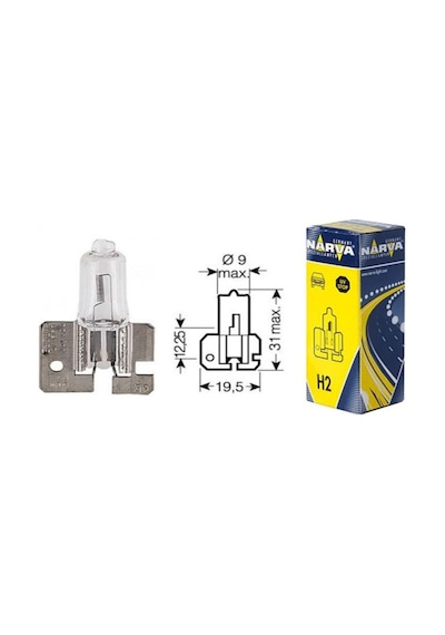 Fesanotomotiv Narva 48420 H2 Ampul 12 Volt 55 Watt (2Adet)