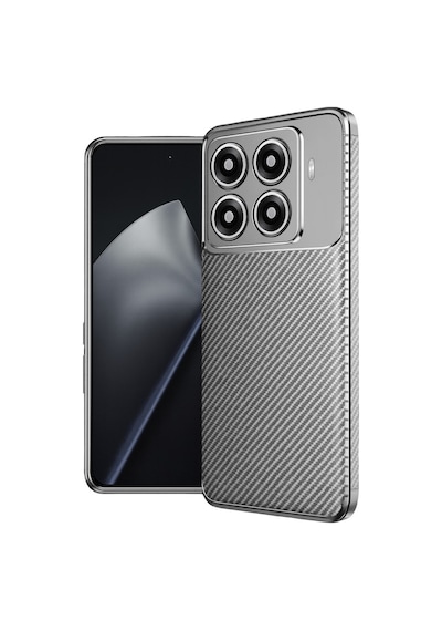 Xiaomi Mi 15t Pro Uyumlu Auto Focus Karbon Kapak - Gri