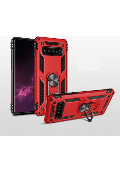 Samsung Galaxy Uyumlu S10 Plus Vega Armor Silikon Zirh Kilif 484319544