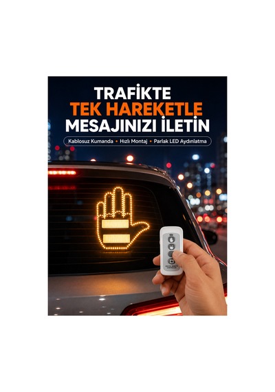 Astraltech Kompakt Tasarımlı Led Jest Işığı Selam Ve Teşekkür Modları Çok Renkli