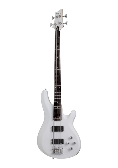 Schecter C-4 Deluxe Bas Gitar Satin White