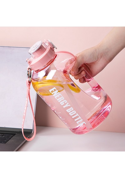 Sporcu Su Matarası 2500 Ml Pembe