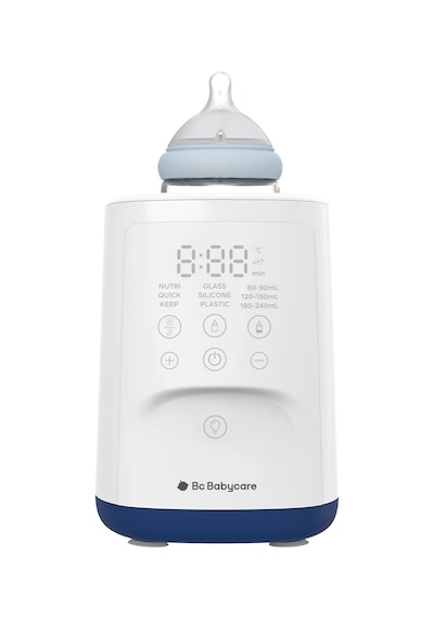 Bc Babycare Gyro Biberon Isıtıcı Buharlı, Nazik Döndürmeli Akıllı Süt Isıtıcı 3 Dakikada Isıtma