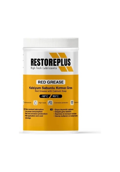 Restoreplus Red Gease Kalsiyum Sabunlu Kırmızı Ges 1 KG