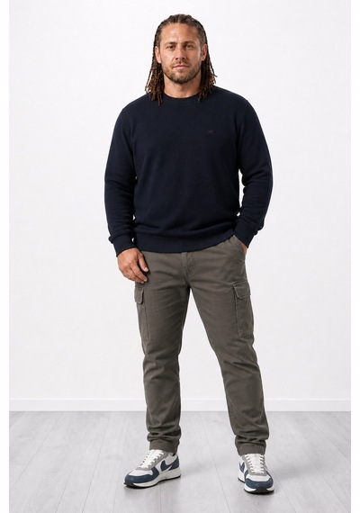 Starbattal Gipeli Sweat Bisiklet Yaka Wreath 22713-2009-274 Lacivert