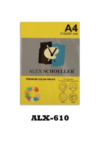 Alex Schoeller A4 Fotokopi Kağıdı 500 Lü Fosforlu Lemon 610