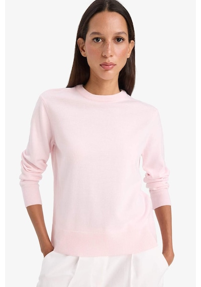Defacto Relax Fit Bisiklet Yaka Triko Kazak C0058ax25wnpn648 Pembe Defacto Relax Fit Bisiklet Yaka Triko Kazak C0058ax25wnpn648 Pembe