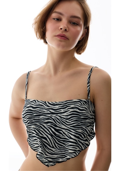 Penti Wıld Zebra Scarf Bikini Üstü