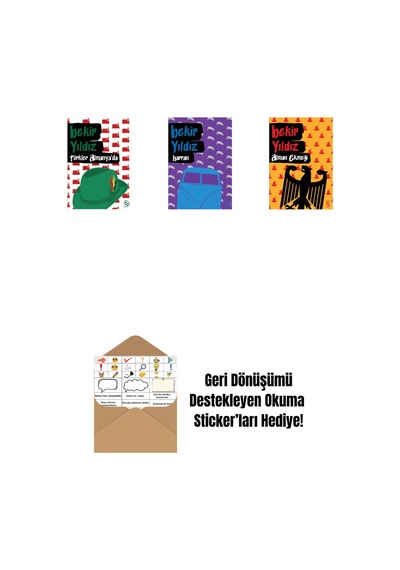 Türkler Almanya'da + Harran + Alman Ekmeği + Okuma Sticker'ları