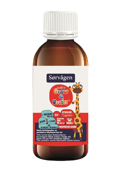 Sorvagen Grow Brain For Kids Sıvı 150 Ml