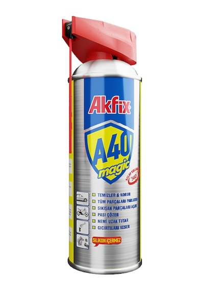 A40 Magic Çok Amaçlı Koruyucu Sprey, 360 Derece Uygulama, Korozyon Önleyici, Yağlayıcı Ve Pas Ö