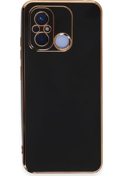 Nettech Xiaomi Redmi 12c Uyumlu Golden Luxury Arka Koruma Kılıf