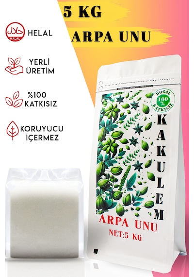 Kakulem Ata Tohum Katkısız Arpa Unu 5 Kg