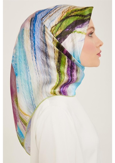 Armine Twill İpek Eşarp 24ya9102 33 - Desenli