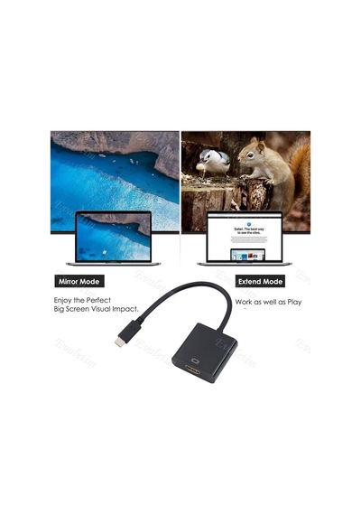 Usb 3.1 Type-C To Hdmi 4492A Çevirici Dönüştürücü Adaptor Kablosu