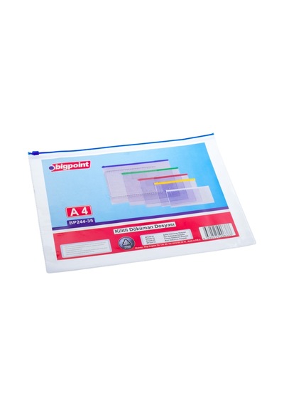 Bigpoint Döküman Dosyası A4 Pvc Mavi N11.15154