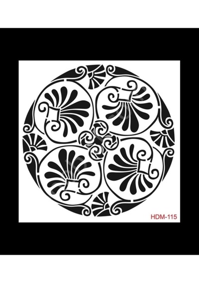 Hdm115 Home Dekor Midi Stencil 25x25