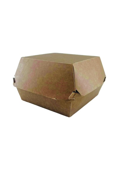 Kraft Hamburger Kutusu 100'lü 12x12x9,5cm Kullan At Yiyecek Ekipmanı 4'li Avantaj Paketi - 4 Ad Tarı 4 L