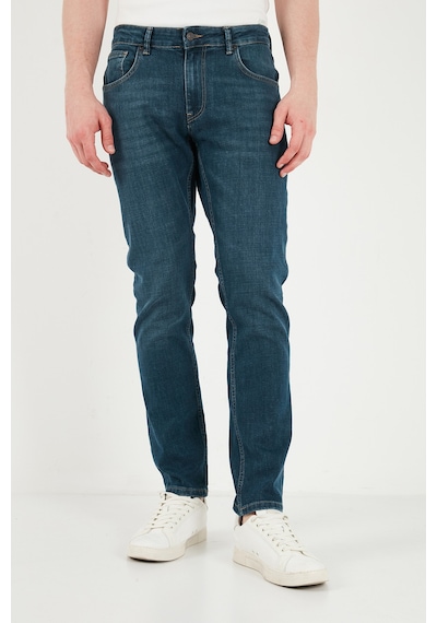Buratti Pamuklu Normal Kalıp Normal Bel Jeans Erkek Kot Pantolon 2203c55parma Yeşil-mavi
