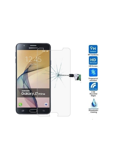 Samsung Uyumlu J7 Prime Temperli Kırılmaz Cam Ekran Koruyucu